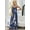 Navy, variant on Shiny Tie-Dye Spaghetti Strap Jumpsuit with Pockets