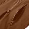 thumbnail image 7 of uublik Men Windbreaker Jackets Waterproof with Hooded Hiking Coat Lightweight Rain Jacket Coffee, 7 of 7