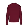 thumbnail image 4 of LEAVINGSUO Blouses for Women 2023 Womens Plus Size Clearance $5 Fashion Women Round Neck Long Sleeve T-Shirt Printing Sweatshirt Blouse Tops Wine L, 4 of 5
