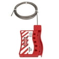 thumbnail image 2 of Lockout Tagout Cable Lock, Adjustable Cable Lockout 5 Lock Holes Nondeformable Safe  For Industrial, 2 of 8