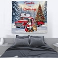 thumbnail image 3 of Santa is Coming Bernese Mountain Dog Merry Christmas Xmas Noel Truck Tree Tapestry Berner Lover Gifts Wall Hanging Backdrop Home Decor - 02023, 3 of 5