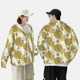 thumbnail image 6 of Gaeub Cartoon Honey Pot Bee Sunflower Men's and Women's UPF 50+ Long-Sleeved Sun Protection Clothing, Fishing Shirt Long Sleeve Zip - Large, 6 of 9