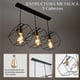 thumbnail image 3 of Lampara Colgante Decorativa iluminacion luz vic 3 Cabezas Metal, 3 of 4