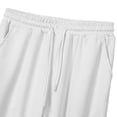thumbnail image 5 of Men's Pants Big and Tall 54x30 Solid Color Tight Waist Drawstring Pocket Casual Sports Pants Active Fit, 5 of 8