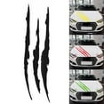 thumbnail image 2 of BUYISI Reflective Auto Car Headlight Monster Stickers Scratch Stripe Claw Vinyl Decal Green, 2 of 9
