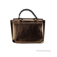 thumbnail image 2 of Michael Kors Manhattan Medium Mocha Leather Top Handle Satchel Bag, 2 of 5