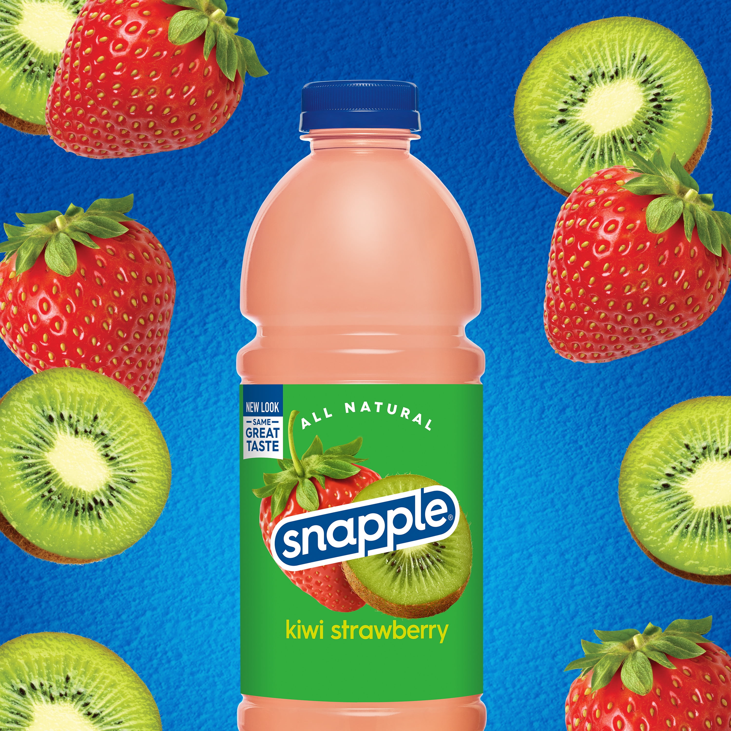 (2 pack) Snapple Kiwi Strawberry, 32 fl oz