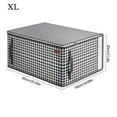 thumbnail image 3 of WHEANG Clearance Storage Bag Large Capacity Folding Clothes Portable Wardrobe Sorting Clothes Storage Box With Reinforced Handle Zipper for Home Comforters Pillow Blanket Bedding Quilt, 3 of 3