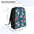 thumbnail image 4 of Fotbe Lilies Flowers Travel Laptop Backpack, Business Slim Sturdy Laptops Backpack, Water Resistant College School Computer Bag Gift for Men & Women Fits 15.6 Inch Notebook, 4 of 8