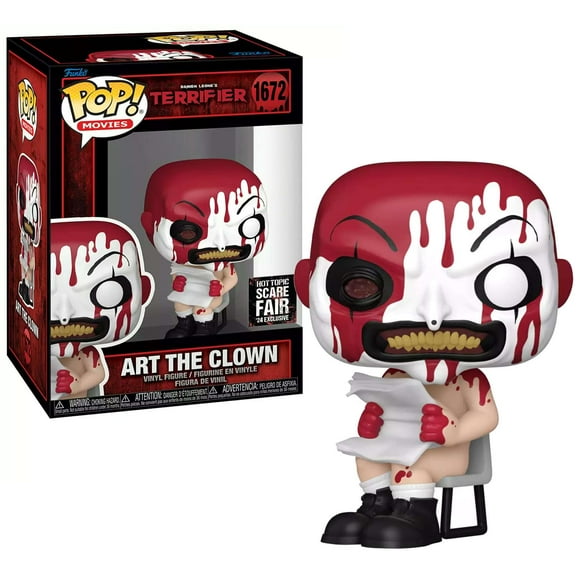 Funko Terrifier Pop! Movies Art The Clown Vinyl Figure 2024 Scare Fair Exclusive