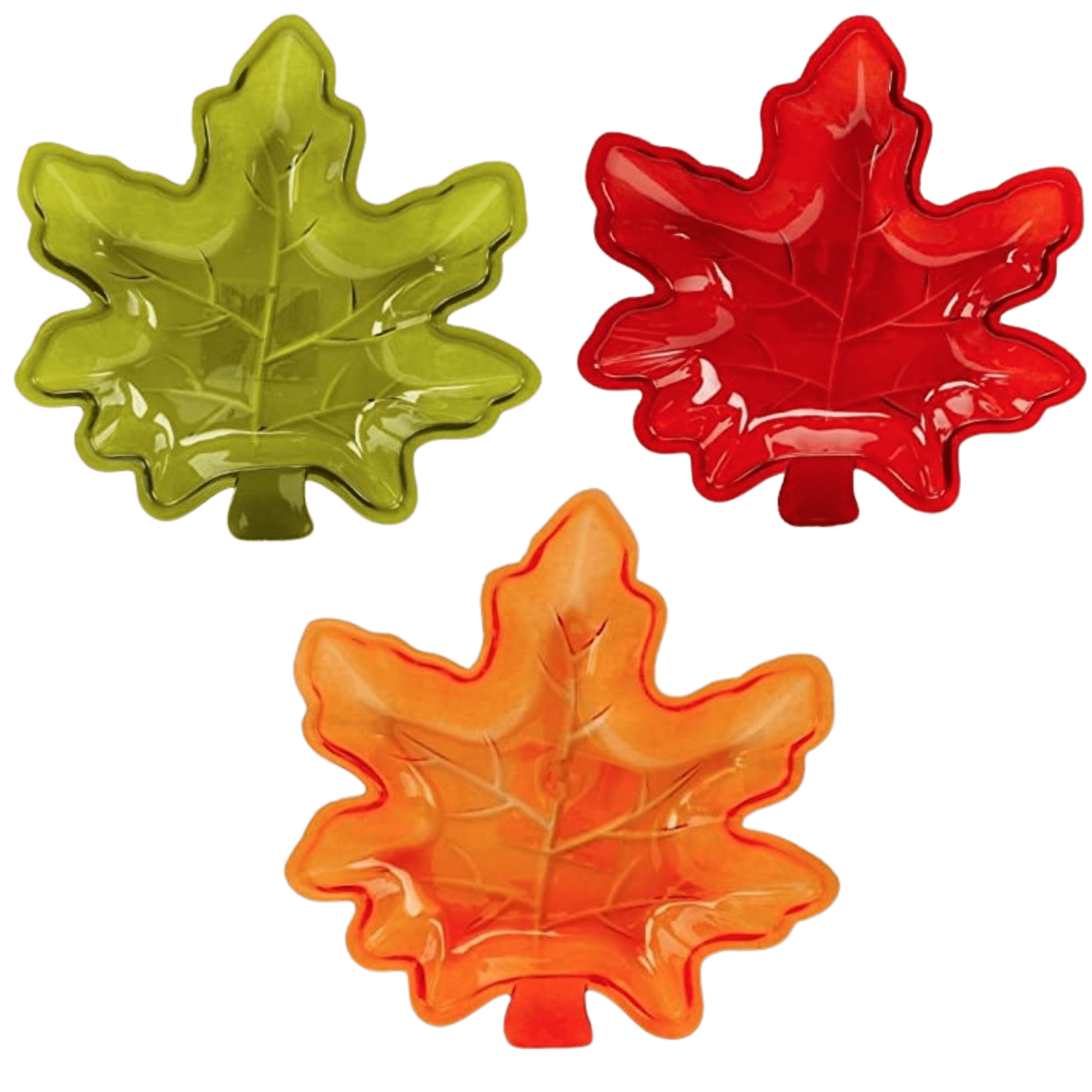 Fall Candy Dish Maple Leaf Shaped Tray, Stackable Decorative Candy