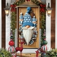 thumbnail image 3 of Djunllk Christmas Celebration Door Cover Winter Door Cover for Holiday Door Banner Photo Background Door Decoration Home Party Decoration Supplies, 70.8 x 35.4, 3 of 6