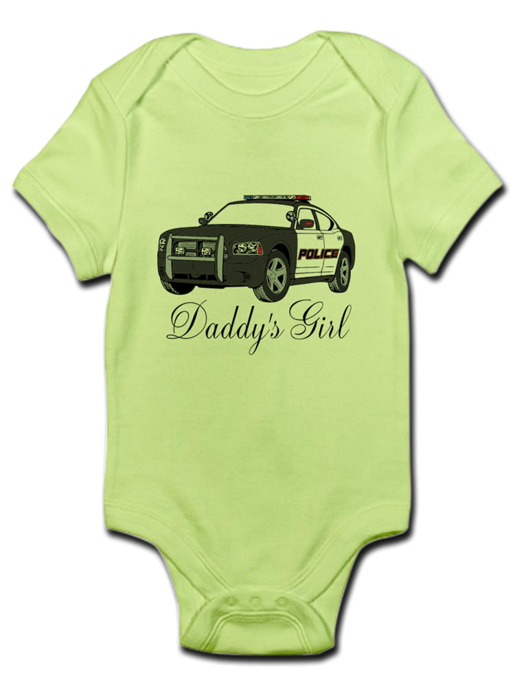 CafePress Dad/'s Police Car Infant Bodysuit Baby Bodysuit