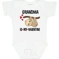 thumbnail image 3 of Inktastic My Grandma Is My Valentine Boys or Girls Baby Bodysuit, 3 of 5