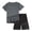 R174-Grey, variant on RMGVDSD Boys Summer Outfits Breathable Short Sleeve Tee Shirt And Athletic Shorts Set 2Pcs Baseball Active Outfit Running Casual Wear 12-13 Years