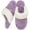 Iris Purple, variant on HomeTop Women's Comfy Clog Slippers Soft Warm Non-slip Indoor House Shoes with Fuzzy Collar Ash Gray, 7-8 US