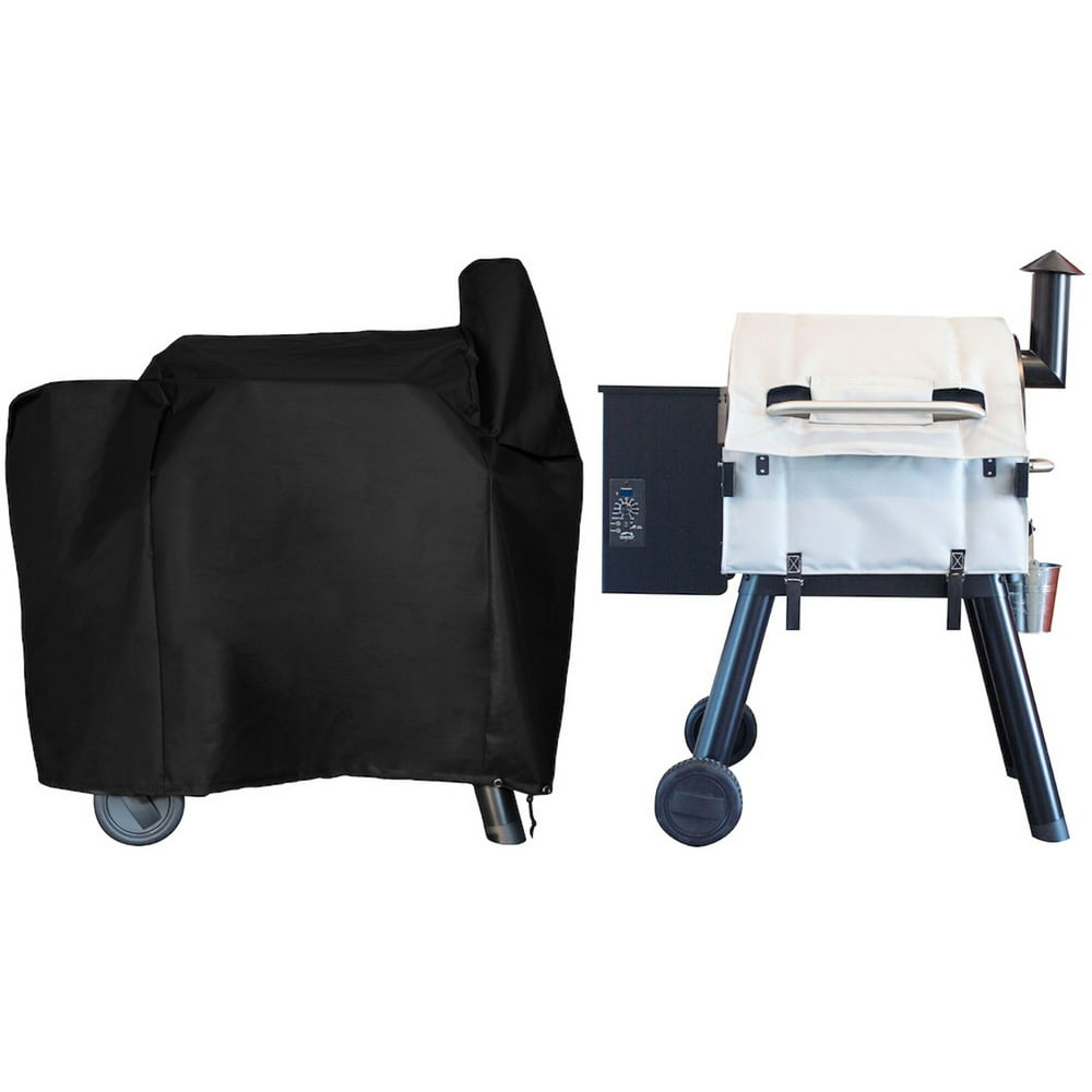 BBQ Butler Grill Insulation Blanket and Pellet Grill Cover Bundle