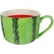 thumbnail image 1 of FELTECHELECTR Taza de cerámica con elementos de sandía, taza de café de gran capacidad, taza de té y taza de avena., 1 of 6
