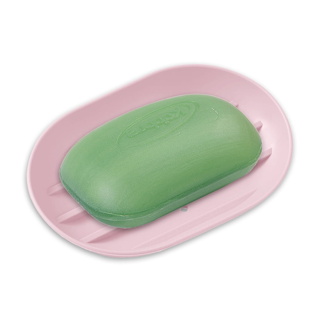 Jabonera De Baño Con Drenaje - Pack De 4 Colores (Blanco, Azul, Caqui, Verde) - Para Ducha Y Cocina