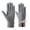 Grey, variant on Unisex Cute Bow Warm Touchscreen Non-Slip Riding Gloves Black One Size
