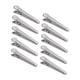 thumbnail image 4 of Selladores De Bolsas Gripstick, Clips De Metal Para Virutas, Clip De Sellado De Pan Con Superficie Lisa, 10 Clips De Sellado De Acero Inoxidable Para Bolsas De Alimentos, Archivo, 4 of 7