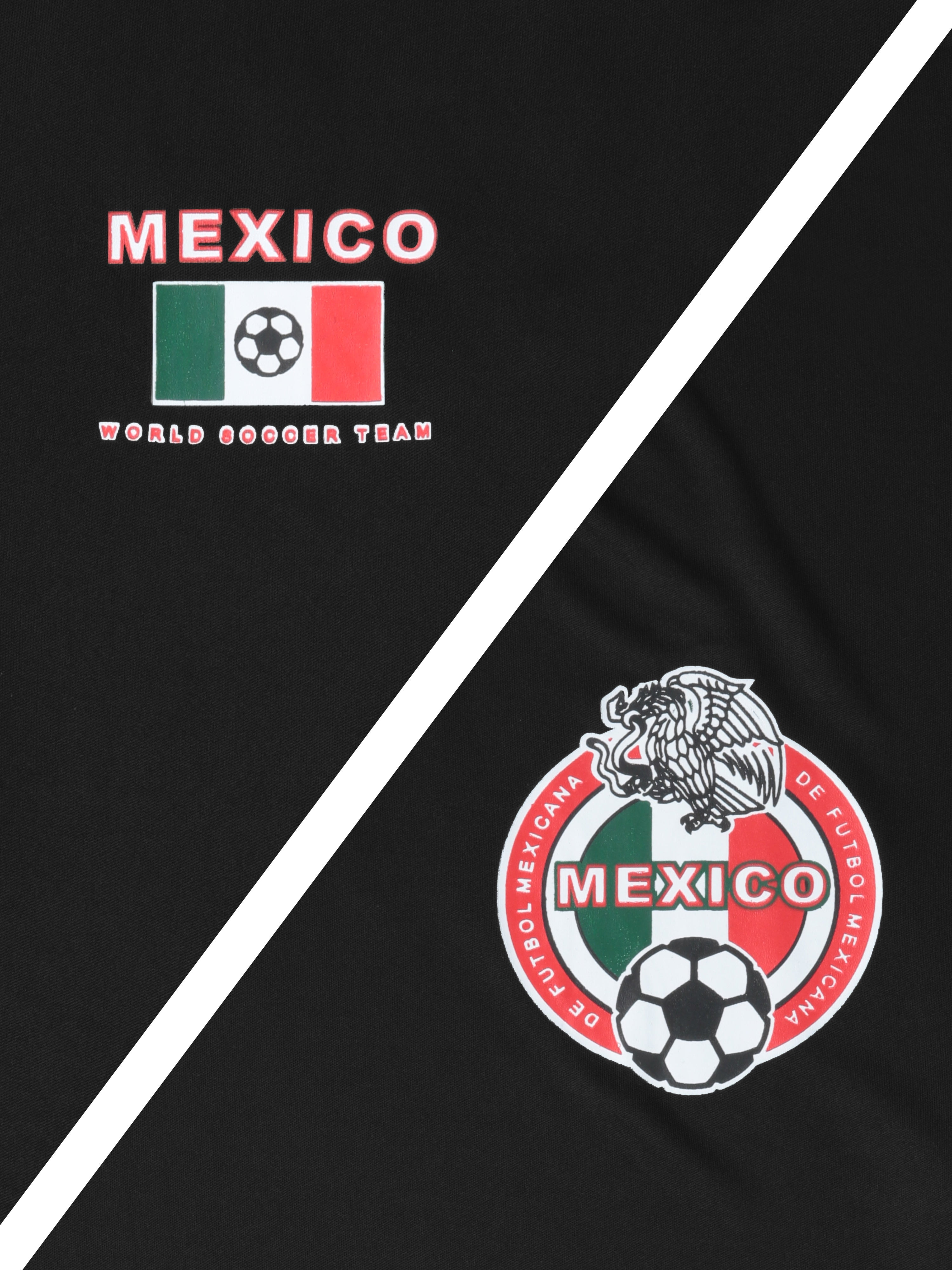  National Mexico Soccer Jersey World Futbol Cup Team Uniform  Futsal Athletic Top Shirt (Small, Green) : Sports & Outdoors