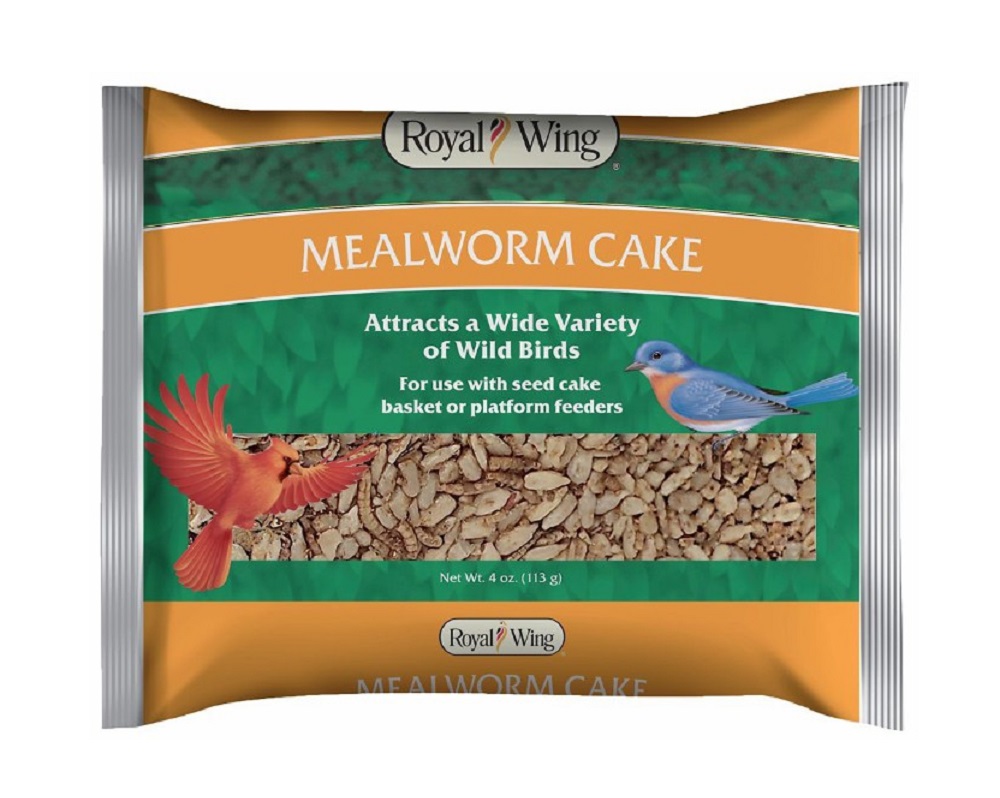 Royal Wing 9685 Mealworm High Protein Cake 4 Ounce All Seasons Wild
