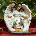 thumbnail image 3 of Northlight 12" Guardian Angel and the Holy Family Nativity Scene Christmas Table Top Decoration, 3 of 3