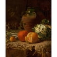 thumbnail image 2 of Julia Robinson 20x24 Gold Ornate Framed and Double Matted Museum Art Print Titled - Still Life with Oranges (1872), 2 of 4