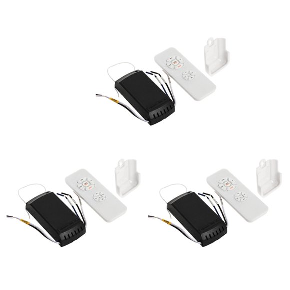 3X Universal Kit de Control Remoto para Ventilador de Techo Y Luz Sincronización Interruptores Inalámbricos