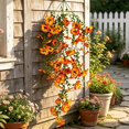 thumbnail image 2 of Artificial Petunia Hanging Vines Fake Silk Flowers for Outdoor Wall Porch Balcony, 2 of 7