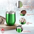 thumbnail image 3 of Christmas Gifts Christmas Blanket Set- Includes Luxury Red Blanket, Insulated Mug, Hot Chocolate, Candy & Marshmallows Presents Arrive in Beautiful Gift Bag with Ribbon, 3 of 5