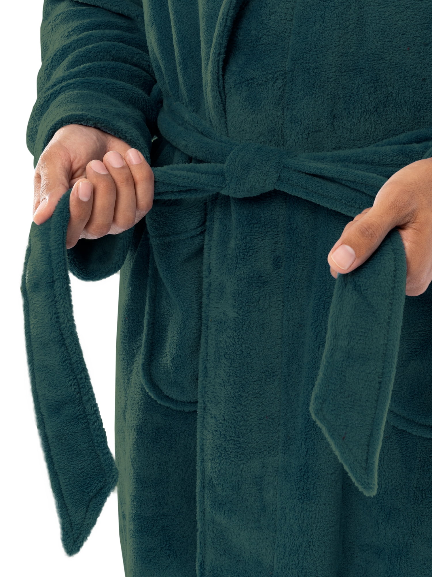 Fruit of the Loom Men's Sleep Soft Fleece Robe, One Size