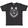 thumbnail image 3 of Inktastic Tribal Wolf Head T-Shirt, 3 of 5