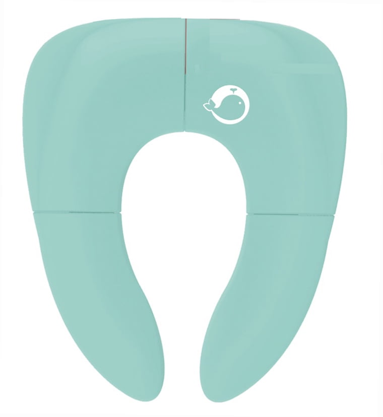 eccomum Toddler Potty Seat, Foldable, Portable Potty Training Toilet Seat Toddler with Non-slip Pad Anti-slip Buckle