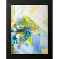 thumbnail image 2 of Diannart 19x24 Black Modern Framed Museum Art Print Titled - Summerview Abstract II, 2 of 5