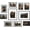 Black, variant on Aluminum Gallery Wall Frame Set of 7, Including 1Pc 11x14, 2Pcs 8x10, 4Pcs 5x7 Photo Frames for Wall or Tabletop Display, Multiple Sizes Picture Frames Collage Wall Decor