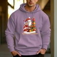 thumbnail image 6 of Men's 330g 100% Cotton Terry Dropped Shoulder Hoodie-Merry Christmas Pattern, 6 of 17