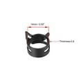 thumbnail image 3 of Uxcell 14mm Black Steel Band Spring Clamp for Fuel Line Silicone Hose 10 Pack, 3 of 5