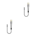 thumbnail image 4 of Cable adaptador de auriculares Bearachild 3,5 mm Negro 25cm 2Conjunto, 4 of 6