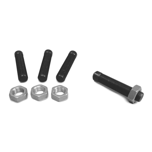 Steinjger 1.25-12 RH Threaded Stud, Weldable Grade 8 equivalent 4 Pack