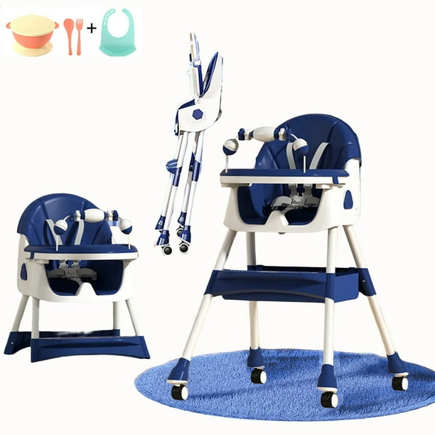 Baby High Chair 4in1 Convertible Play Seat Booster Toddler with