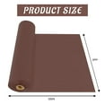 thumbnail image 3 of Jhdzdhy 54" X 100ft Plastic Table Cover Roll Disposable Tablecloth with Slide Cutter for Parties,Brown, 3 of 7
