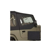 Rugged Ridge 13713.15 Door Kit, Upper, Black Denim, 88-95 Jeep Wrangler YJ Fits select: 1989-1995 JEEP WRANGLER / YJ