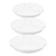 thumbnail image 1 of Paleta de plástico de 3 piezas para mezclar acuarelas, color blanco, ideal para pintores profesionales y aficionados, ideal para mezclar colores., 1 of 6