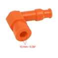 thumbnail image 4 of Spark Plug Cap Orange Silicone Waterproof 90 Degree for CG125 GS125 GN125 WY125 CD110 Motorcycle Dirt Bike ATV 2pcs, 4 of 6