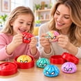 thumbnail image 5 of Dumpling Squishy Toy with Red Steamer Case, Squeeze Slow Rising Steamed Bun Fidget Toy,  Desk Stress Relief Sensory Toy (Random Color), 5 of 5