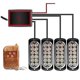 thumbnail image 5 of Luces estroboscópicas Led, estroboscopios inalámbricos, luz estroboscópica de 48led, luces de remolque de 12v para coche, lámpara estroboscópica para camión, 5 of 5