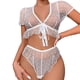 thumbnail image 1 of Gibobby Ropa interior mujer sexy Liguero con Medias y Tanga Lingerie Set de Dormir Mujer Lenceria Mujer Talla Grande Mujer Sexy Bralette y Tanga Pijamas en Pareja(Blanco, CH), 1 of 5