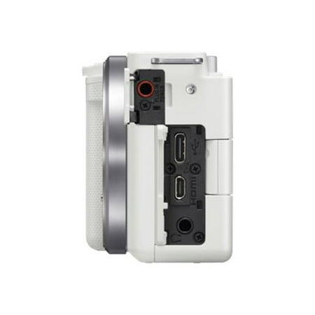 Sony - Alpha ZV-E10 Mirrorless Vlog Camera - Body Only - White